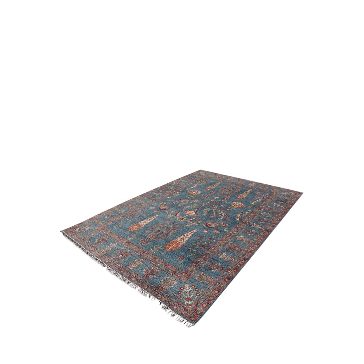 Gooch Oriental Pictorial Rug, Blue, L303 x W212 cm – image 4