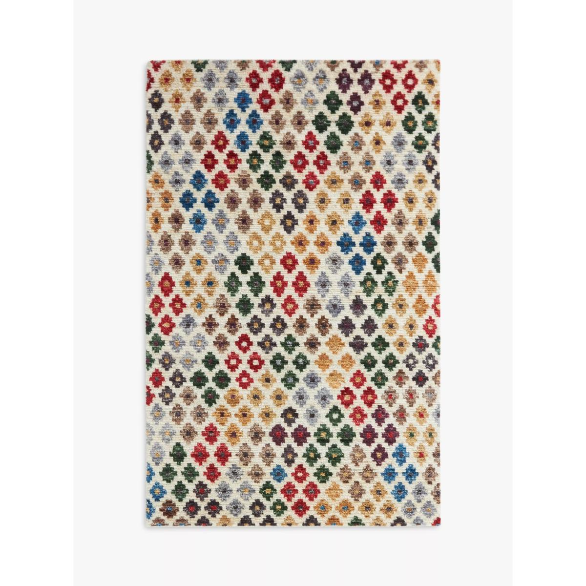 John Lewis Mori Geometric Floral Rug, L240 x W170 cm, Multi – image 2