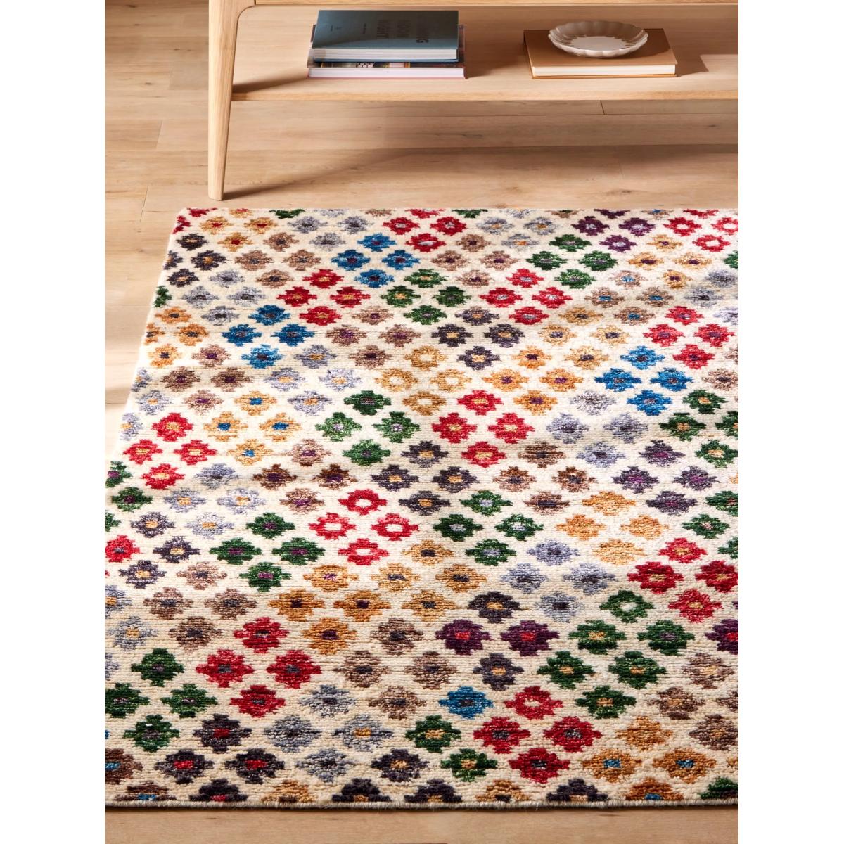 John Lewis Mori Geometric Floral Rug, L240 x W170 cm, Multi – image 3