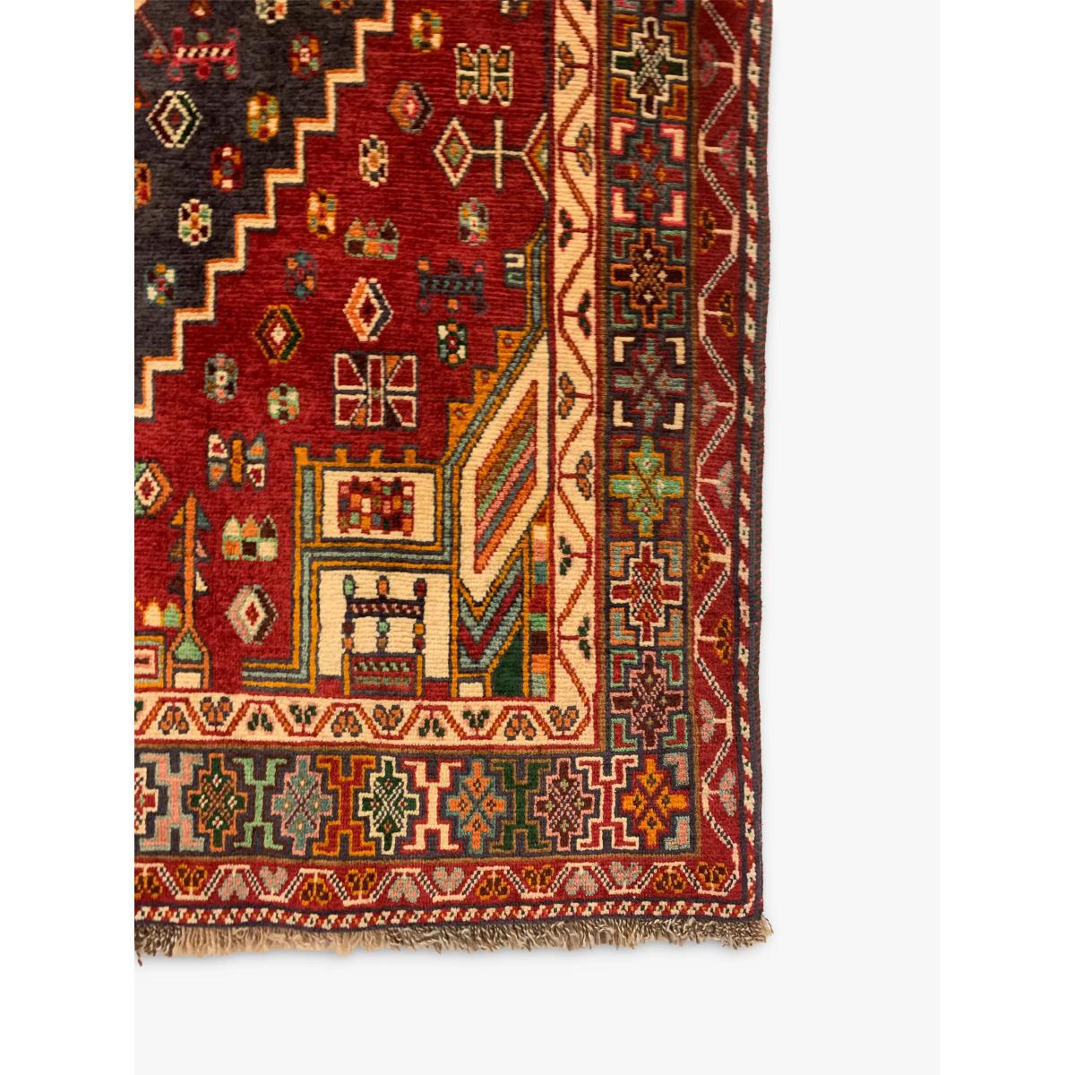 Gooch Oriental Quashgai Rug, Red/Multi, L280 x W180 cm – image 2