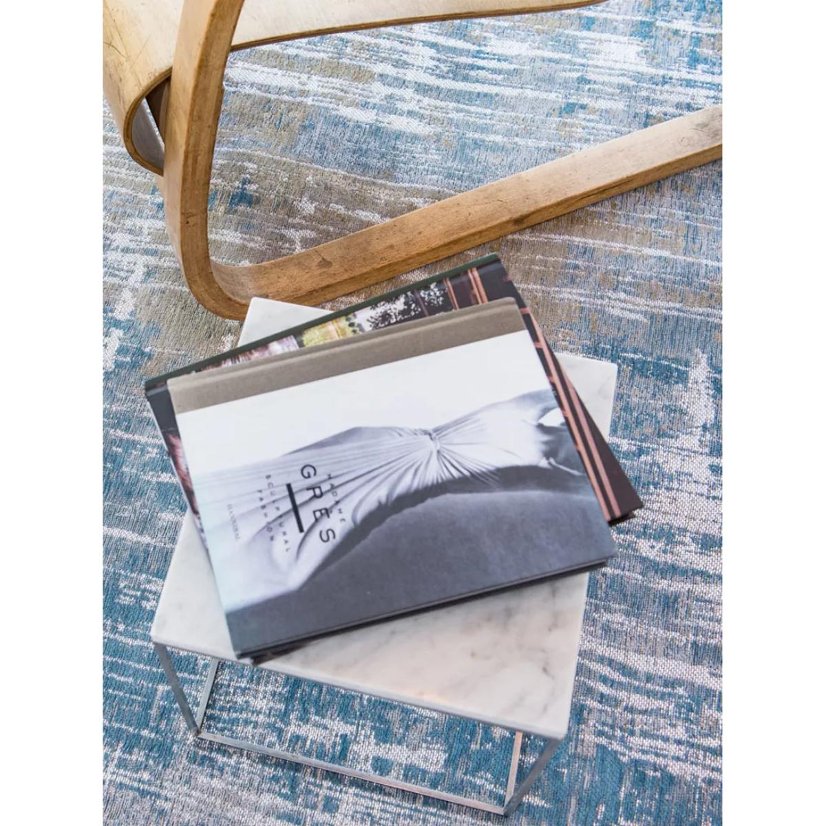 Louis De Poortere Streaks Rug, L240 x W170 cm, Blue/Multi – image 4