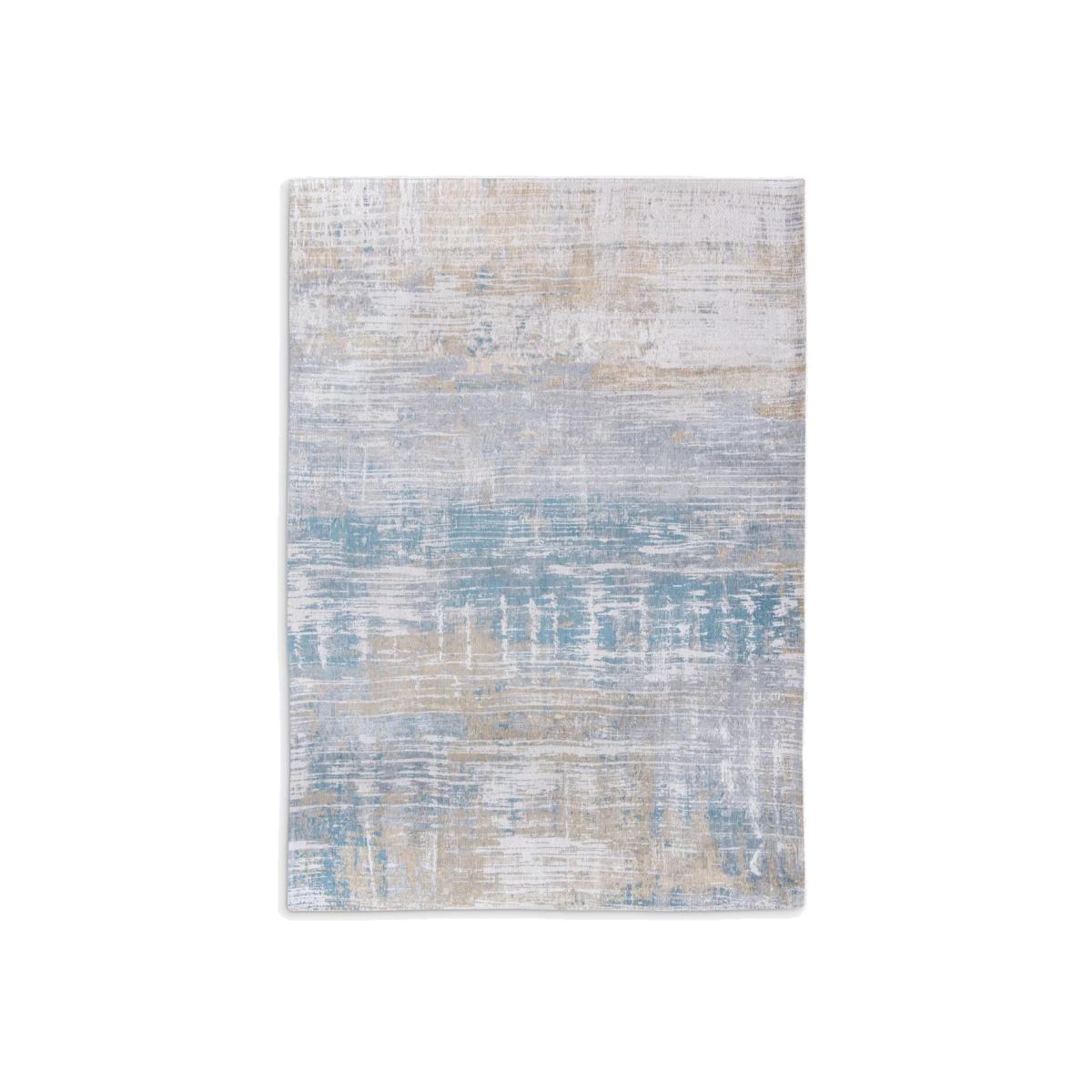 Louis De Poortere Streaks Rug, L240 x W170 cm, Blue/Multi – image 1