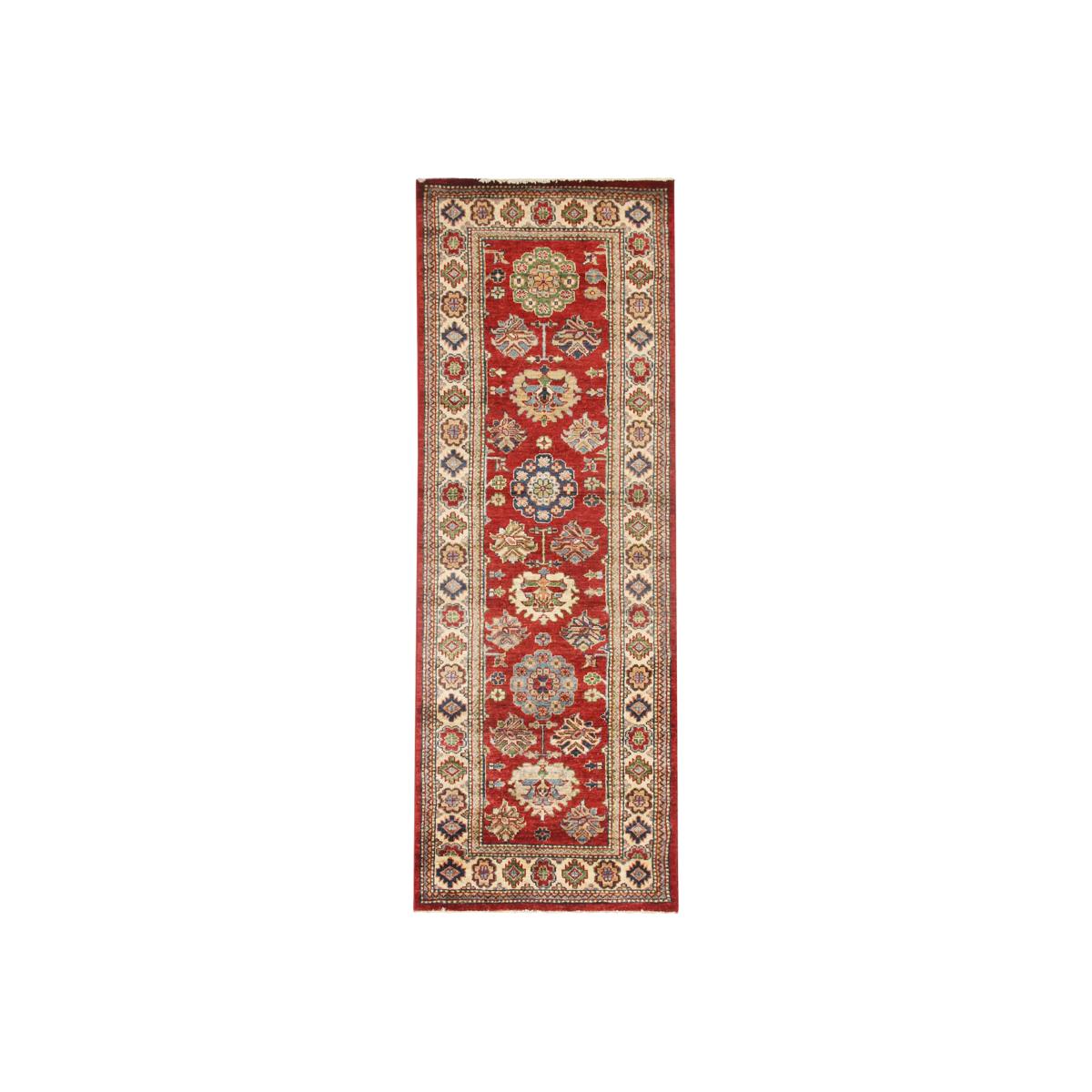 Gooch Oriental Supreme Kazak Runner Rug, Red, L205 x W75 cm