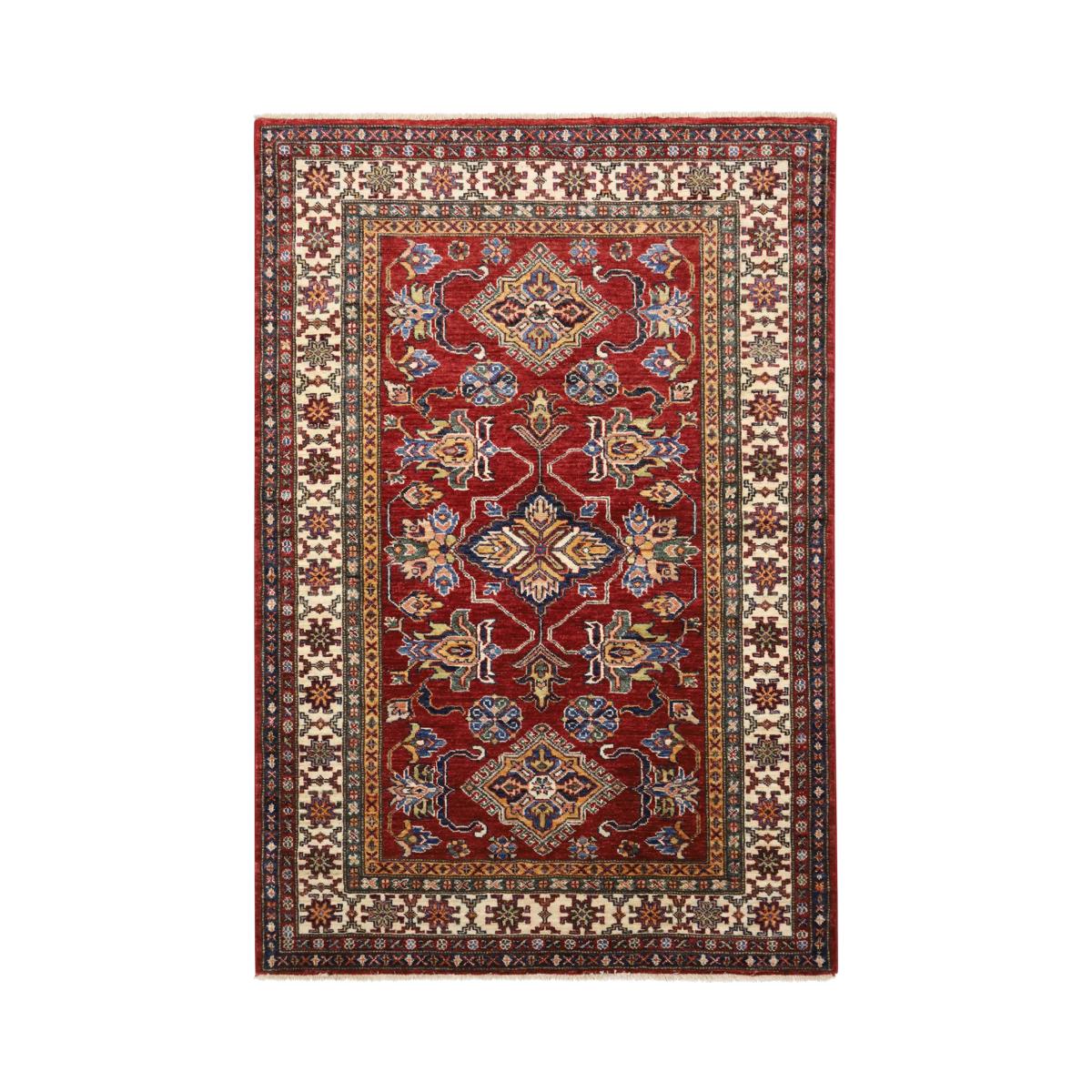 Gooch Oriental Supreme Kazak Pure Wool Rug, Red, L181 x W125 cm – image 2