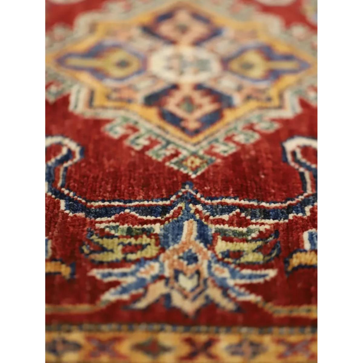 Gooch Oriental Supreme Kazak Pure Wool Rug, Red, L181 x W125 cm – image 3