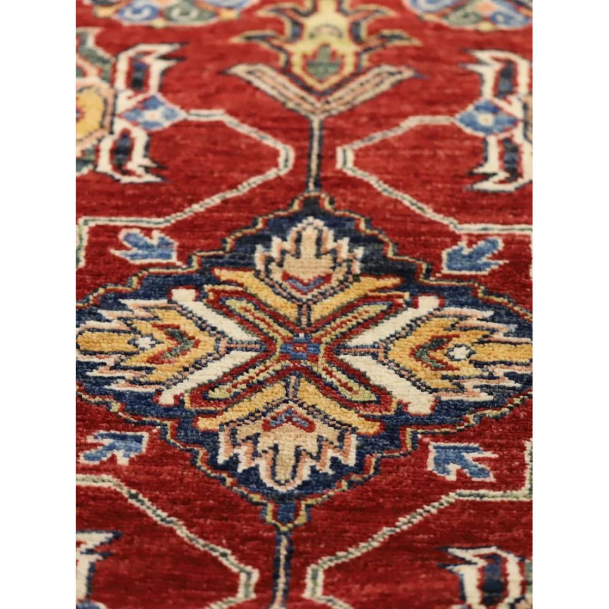 Gooch Oriental Supreme Kazak Pure Wool Rug, Red, L181 x W125 cm – image 4