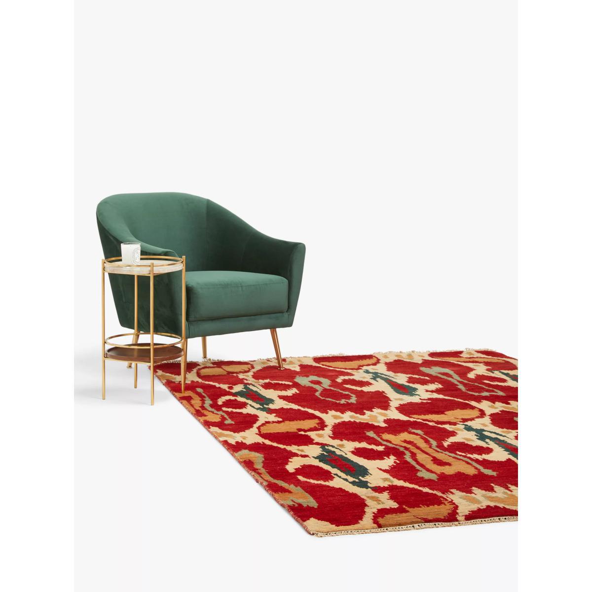 Luke Irwin Ikat Vegetable Dye Hand Knotted Rug – image 2