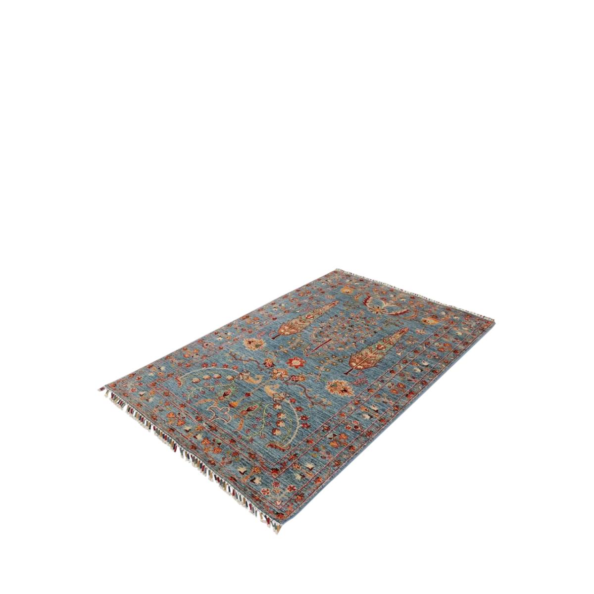Gooch Oriental Pictorial Rug, Green, L185 x W124 cm – image 5