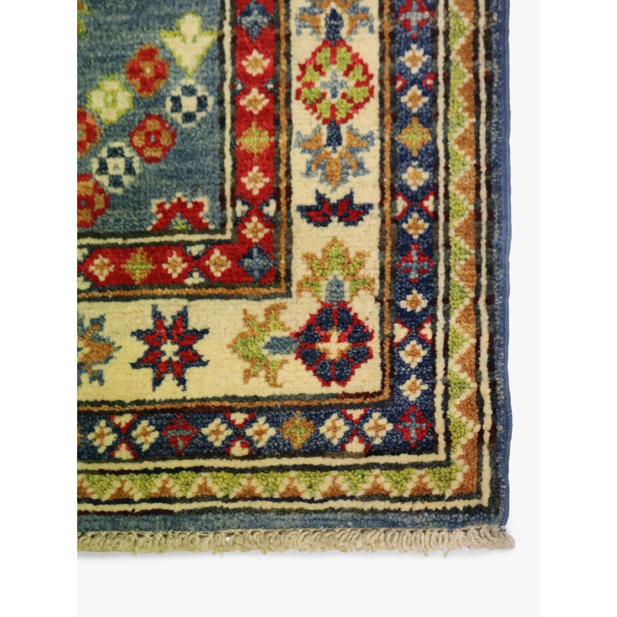 Gooch Oriental Kazak Runner, Blue/Multi, L299 x W82 cm – image 2
