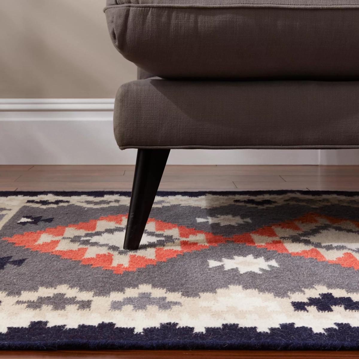 John Lewis & Partners Geo Medallion Kelim Rug, Multi – image 3