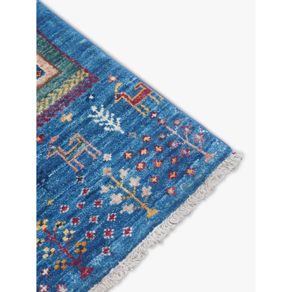 Gooch Oriental Loribaft Rug, L120 x W83 cm, Blue – image 2