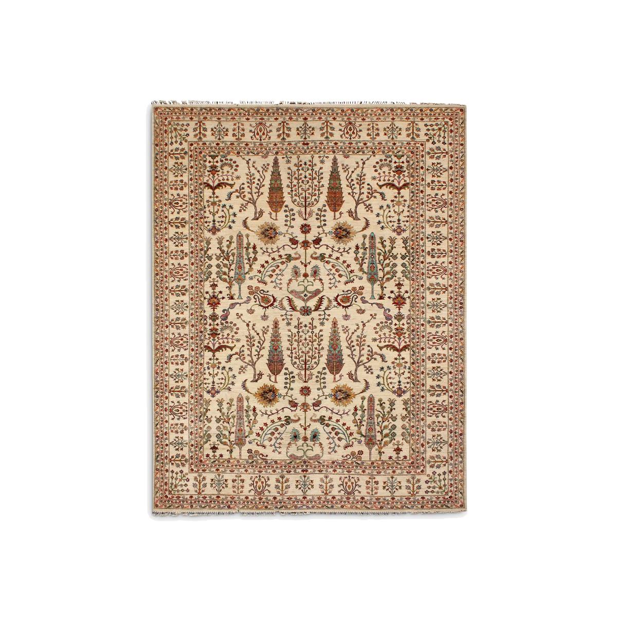 Gooch Oriental Pictorial Rug, L357 x W271 cm, Ivory – image 1