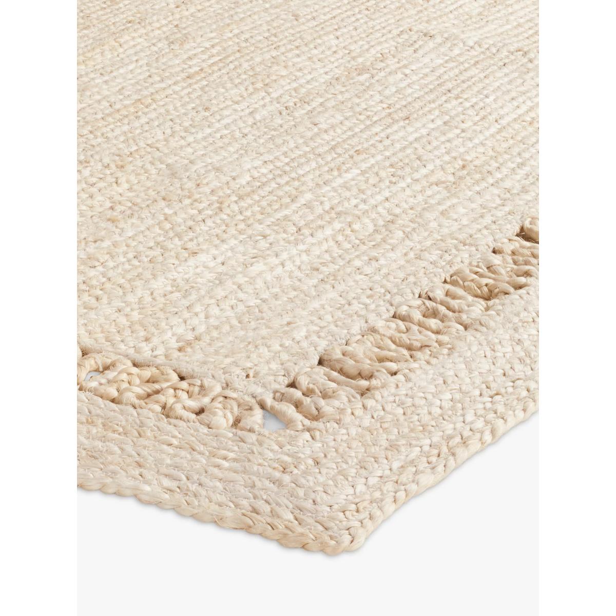 John Lewis Lattice Lace Jute Rug, Neutral, L180 x W120 cm – image 2