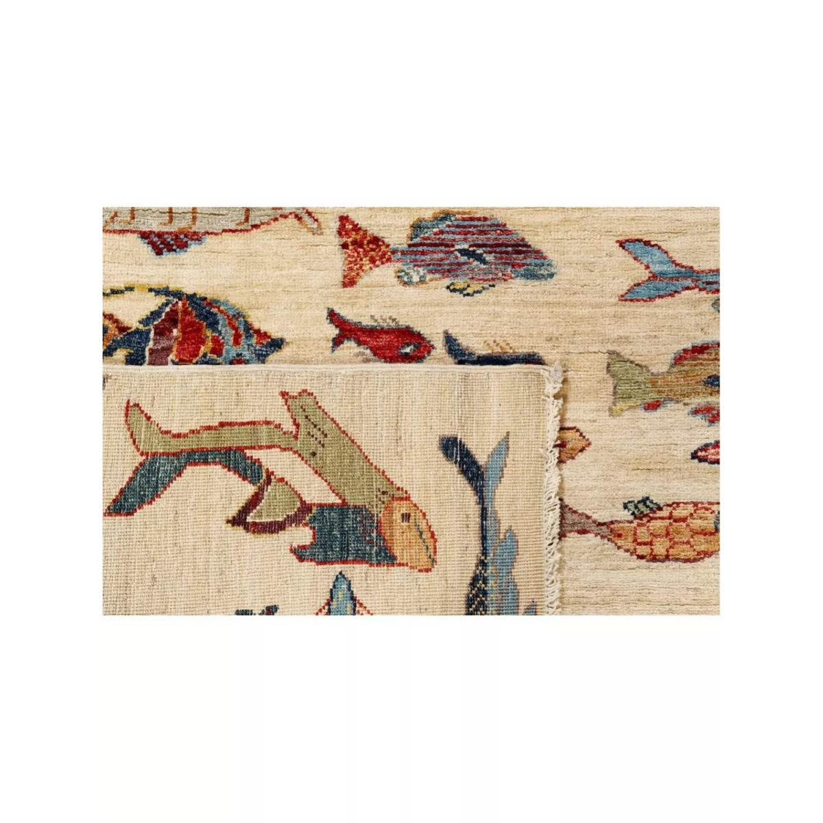 Gooch Oriental Fish Rug, Ivory, L196 x W151 cm – image 3