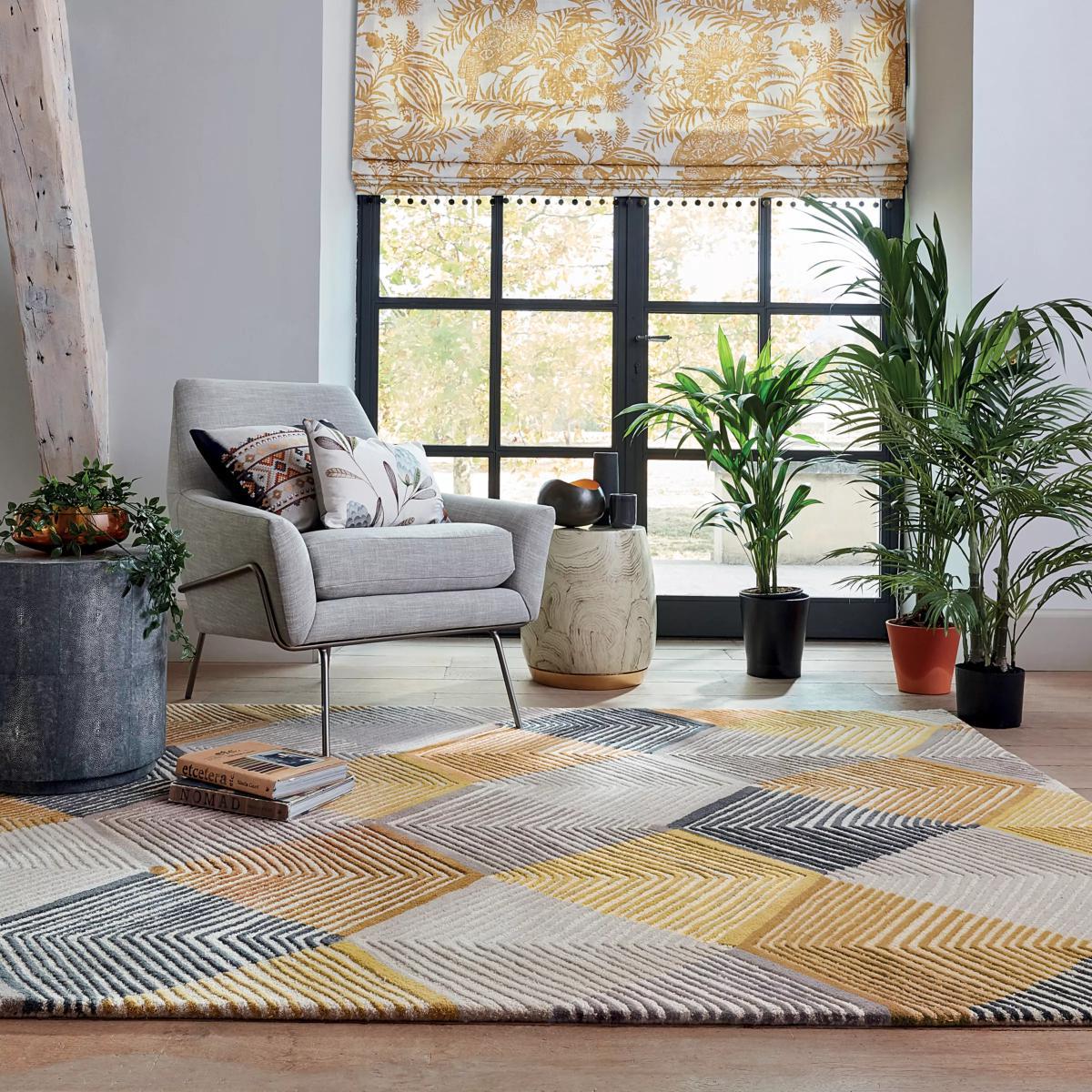 Harlequin Rhythm Rug, Saffron, L240 x W170cm – image 2