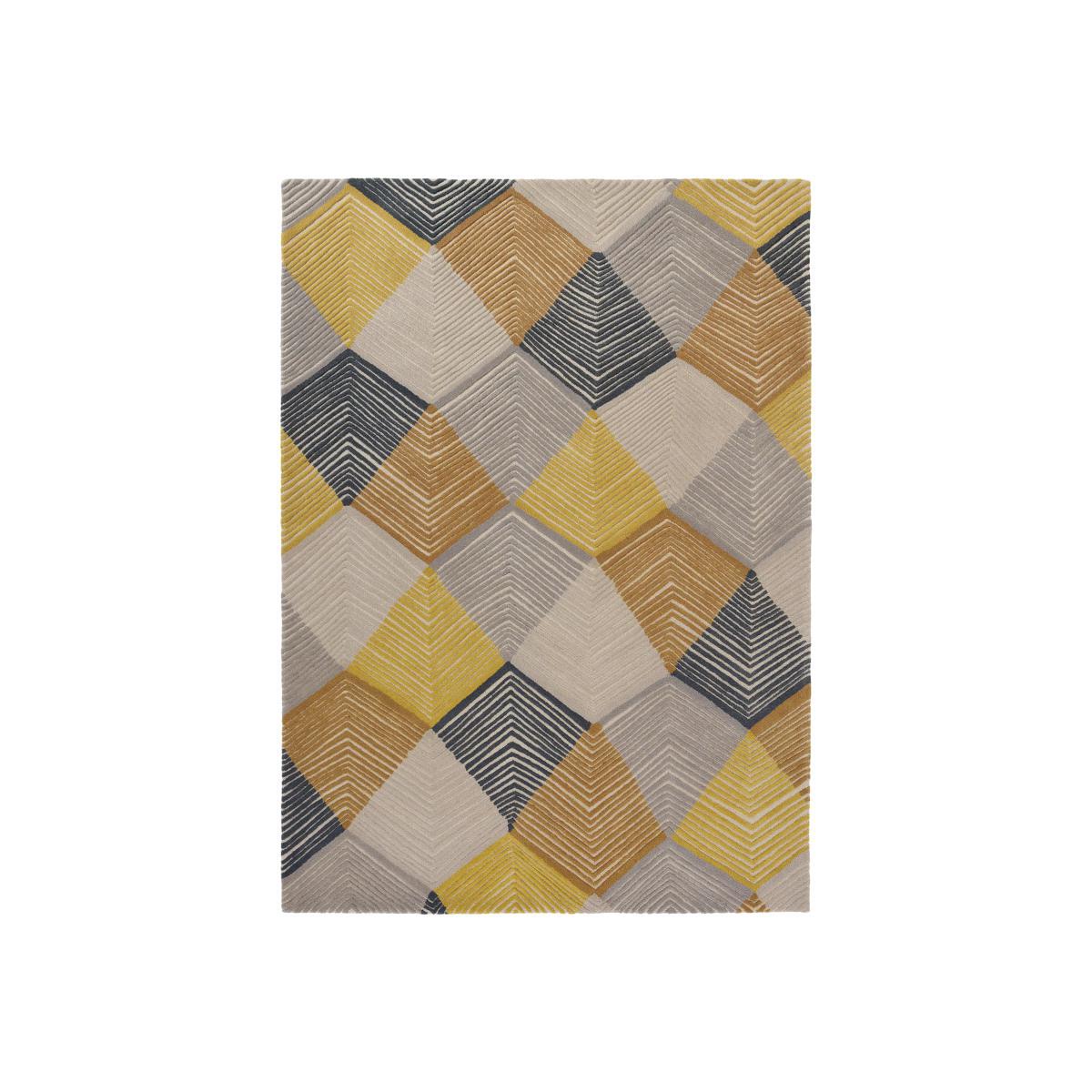 Harlequin Rhythm Rug, Saffron, L240 x W170cm – image 1