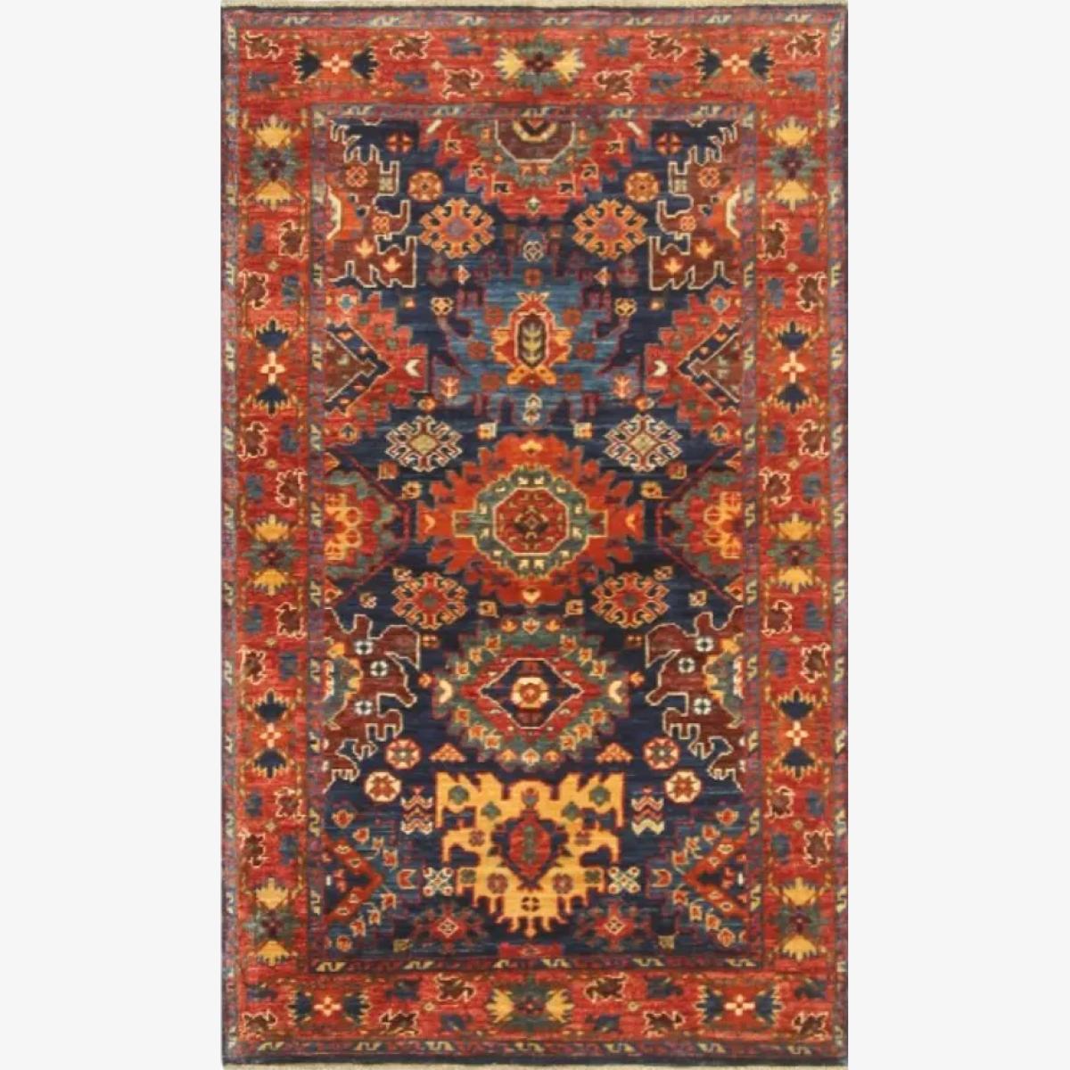 Gooch Oriental Fine Aryana Rug, Blue, L150 x W90 cm – image 1
