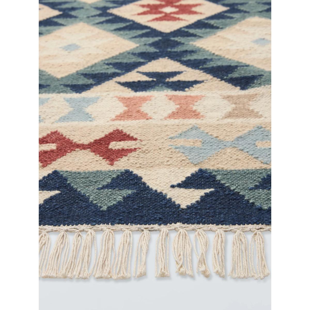 John Lewis Anika Kelim Wool Rich Rug, Multi – image 4