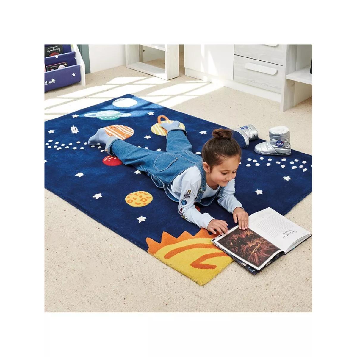 Great Little Trading Co Space Explorer Wool Rug, 180 x 120cm – image 2