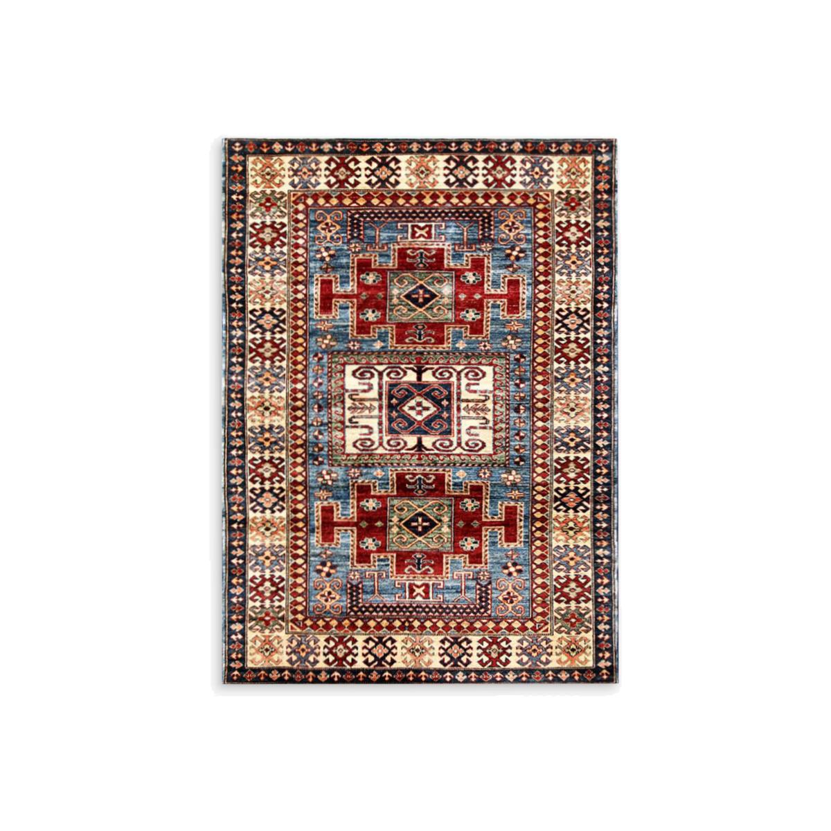 Gooch Oriental Supreme Kazak Rug, Blue, L166 x W122 cm