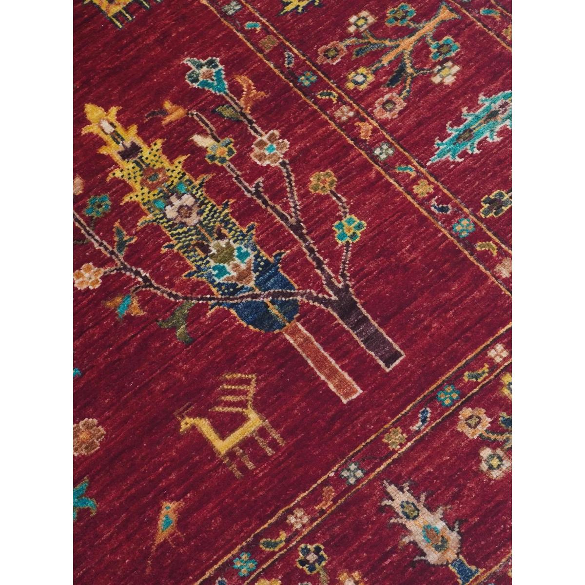Gooch Oriental Loribaft Rug, L223 x W155 cm, Red – image 2