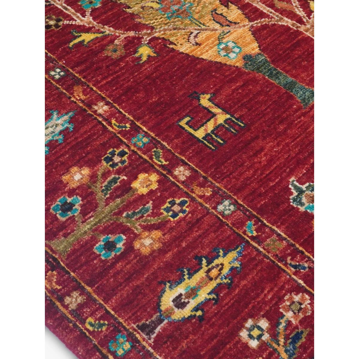 Gooch Oriental Loribaft Rug, L223 x W155 cm, Red – image 3