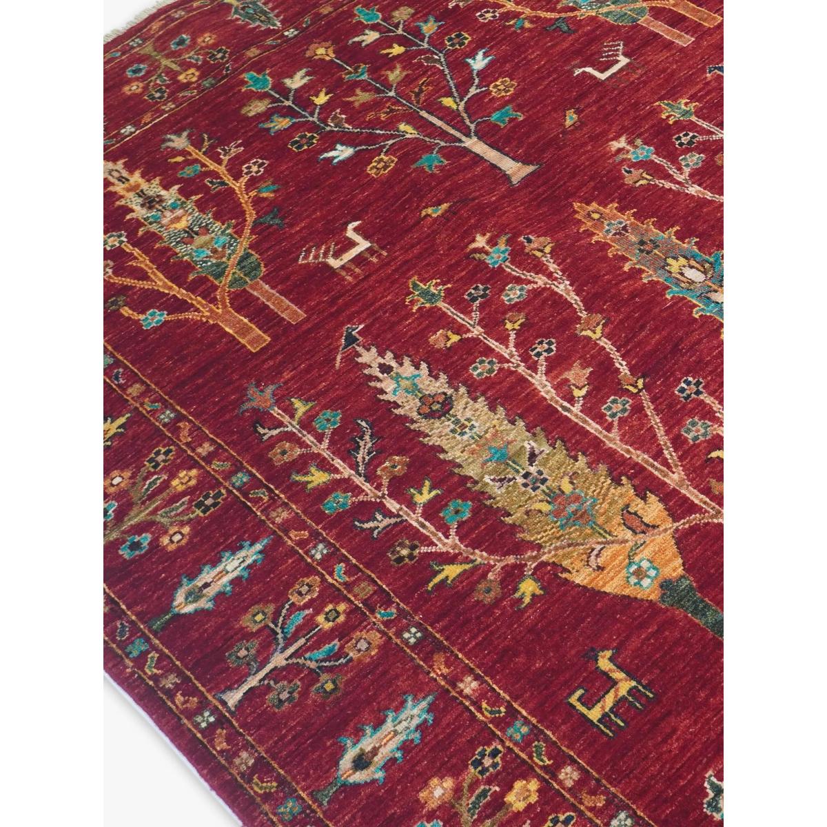 Gooch Oriental Loribaft Rug, L223 x W155 cm, Red – image 4