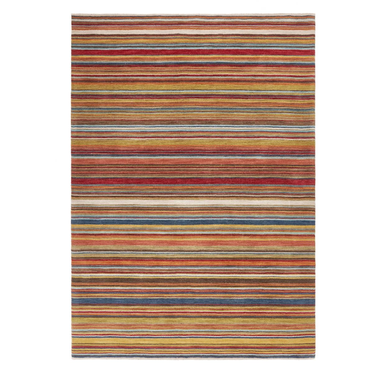 John Lewis Russet Multistripe Rug – image 2