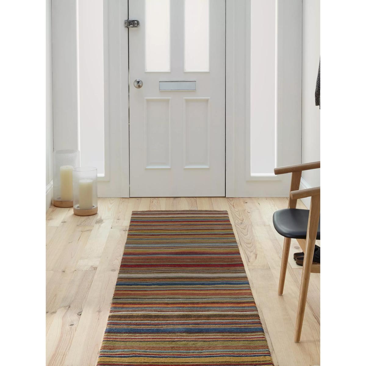 John Lewis Russet Multistripe Rug – image 8