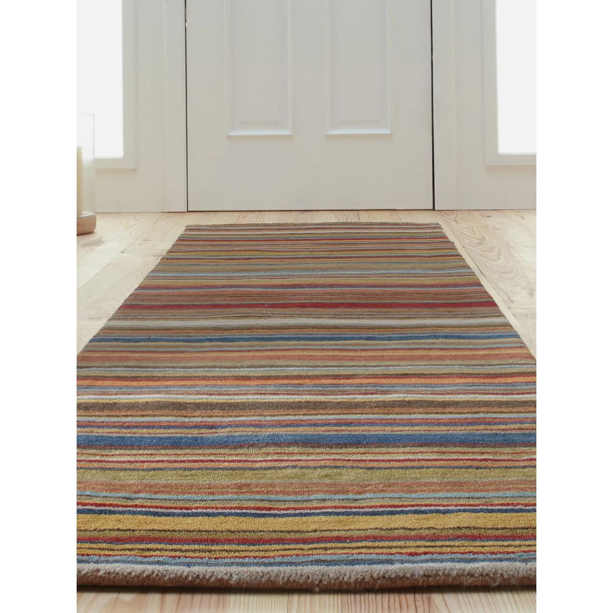 John Lewis Russet Multistripe Rug – image 9