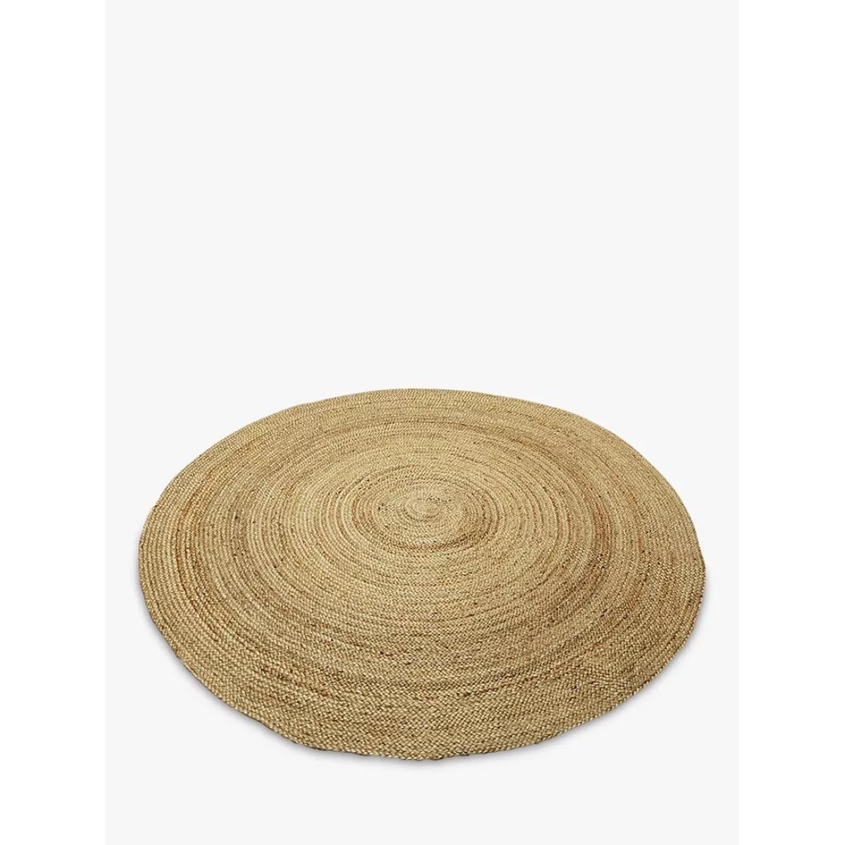 Nkuku Braided Hemp Rug, Dia. 180 cm, Natural – image 2