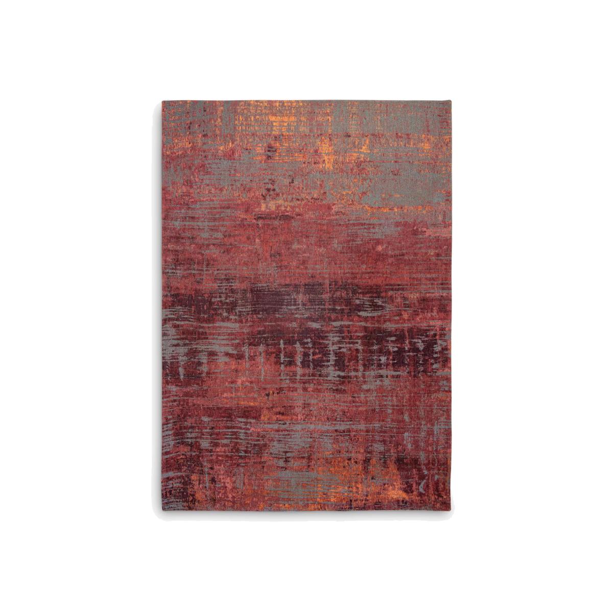 Louis De Poortere Streaks Nassau Rose Rug, Mid Red