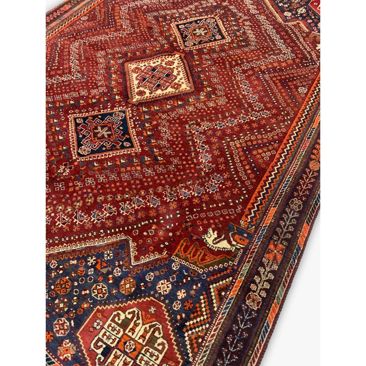 Gooch Oriental Quashgai Rug, Red/Multi, L284 x W208 cm – image 3