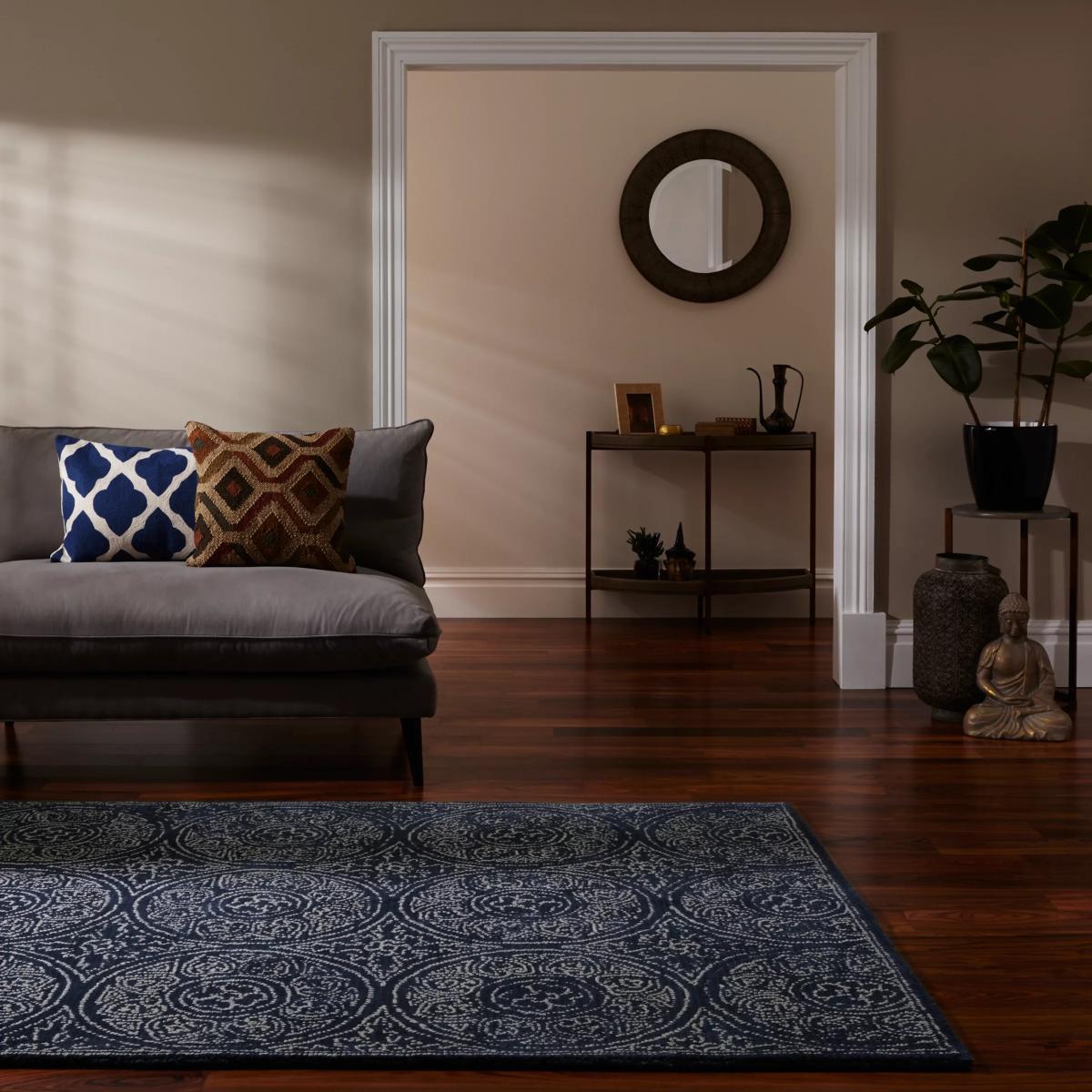 John Lewis & Partners Cadiz Rug, Blue, L120 x W180cm – image 2