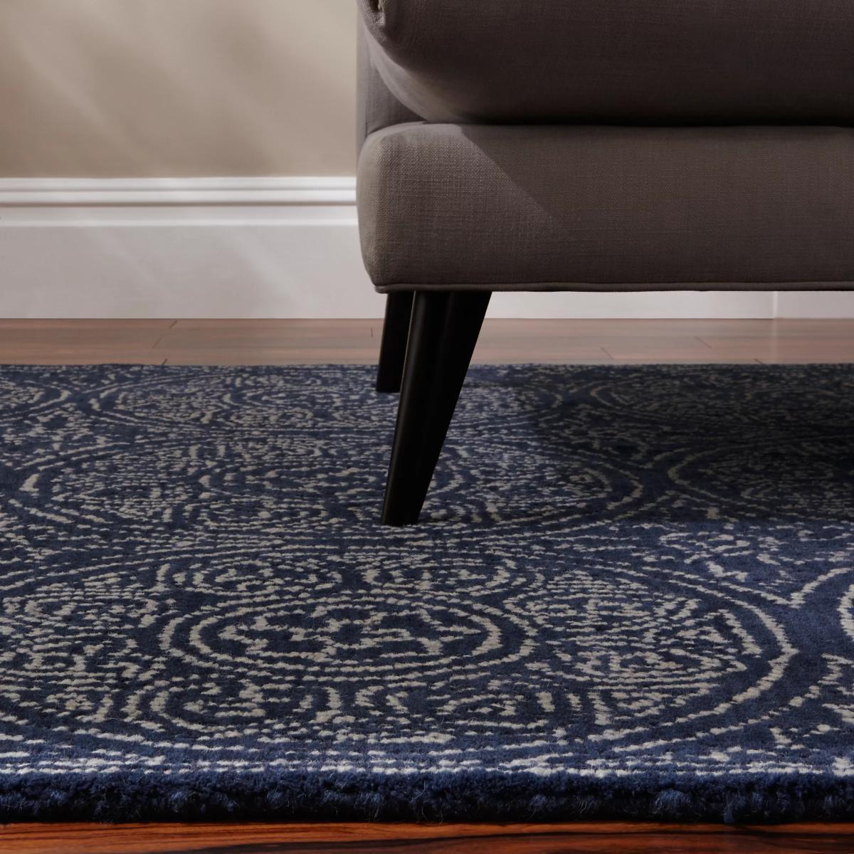 John Lewis & Partners Cadiz Rug, Blue, L120 x W180cm – image 3