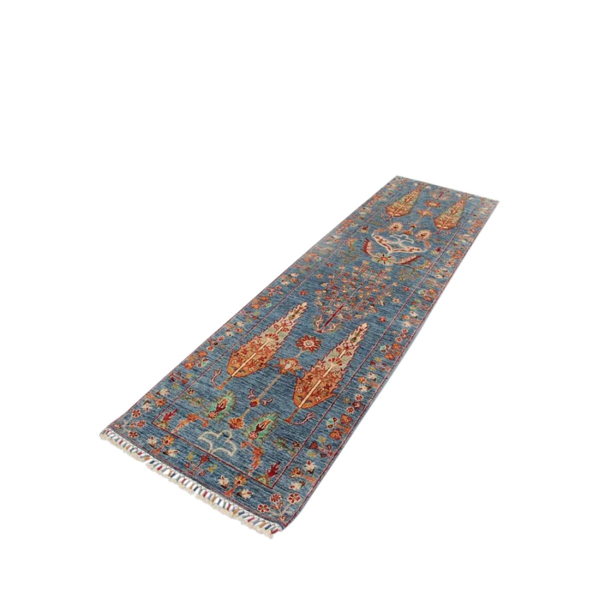 Gooch Oriental Pictorial Runner Rug, Blue, L243 x W70 cm – image 4