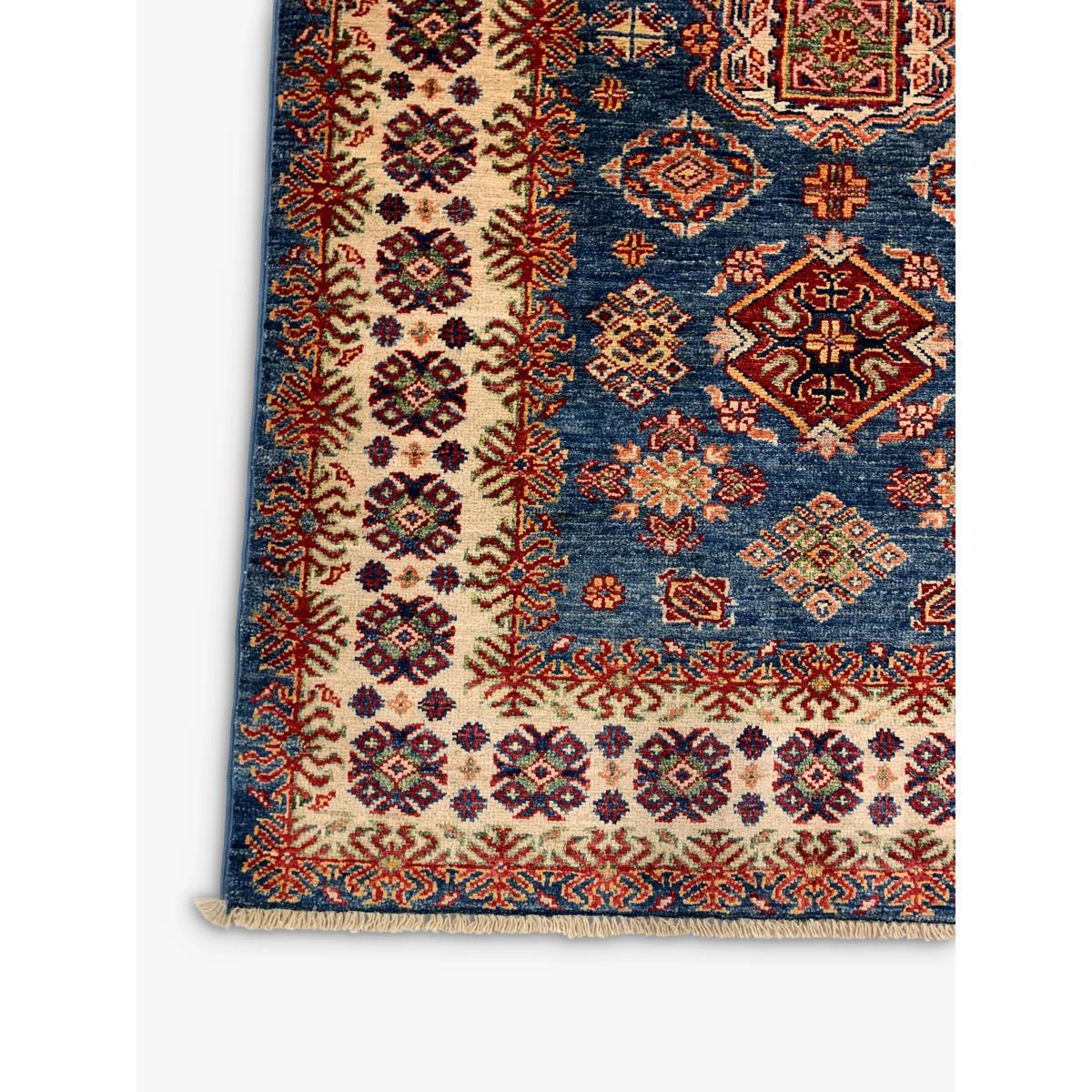 Gooch Oriental Kazak Supreme Rug, Blue/Multi, L149 x W97 cm – image 2