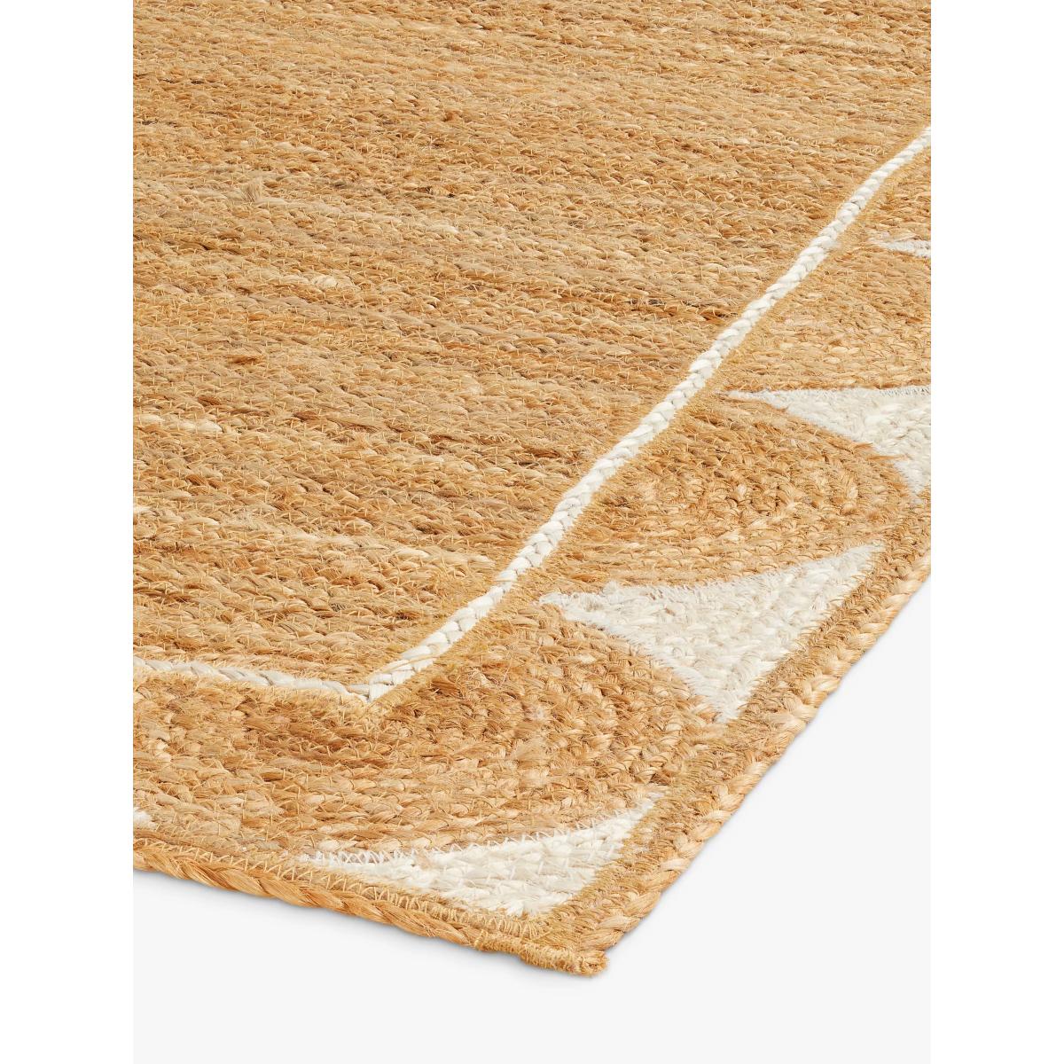 John Lewis Hand Loomed Scalloped Jute Rug, Neutral, L240 x W170 cm – image 2