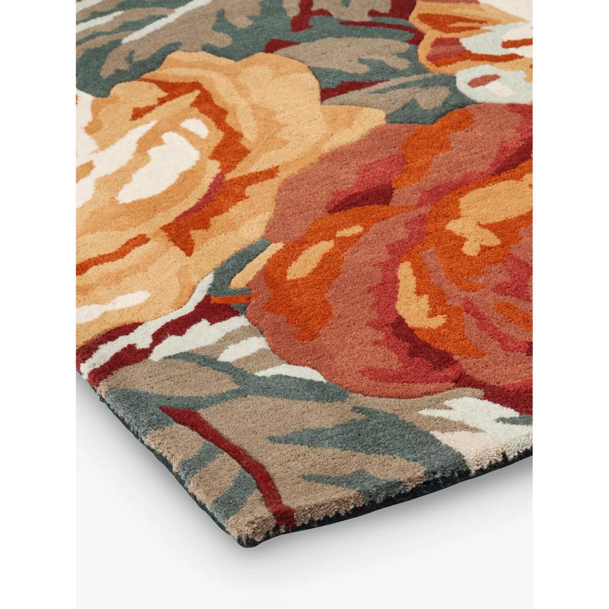Sanderson Stapleton Park Rug, Blue/Orange – image 3