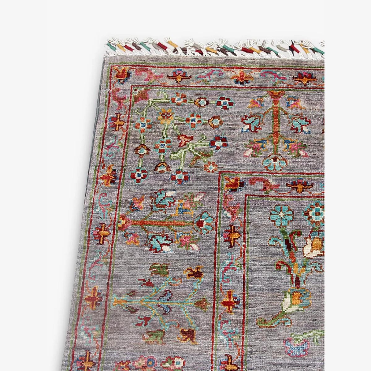 Gooch Oriental Sultani Rug, L204 x W156 cm, Mid Blue – image 1