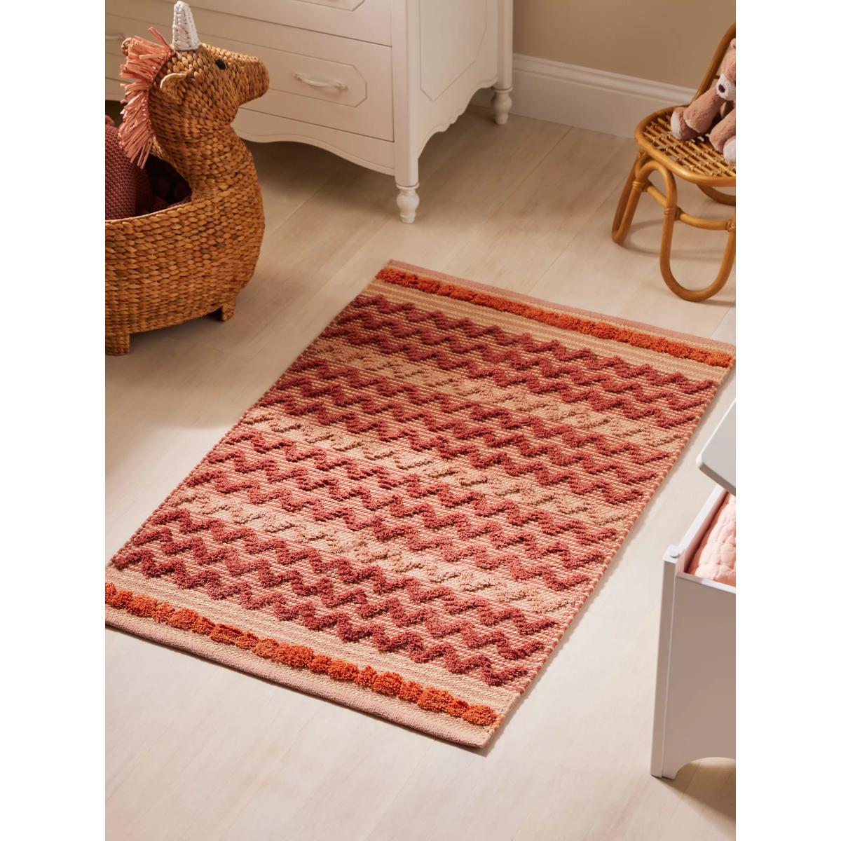 John Lewis Flatweave Berber Rug, Red – image 3