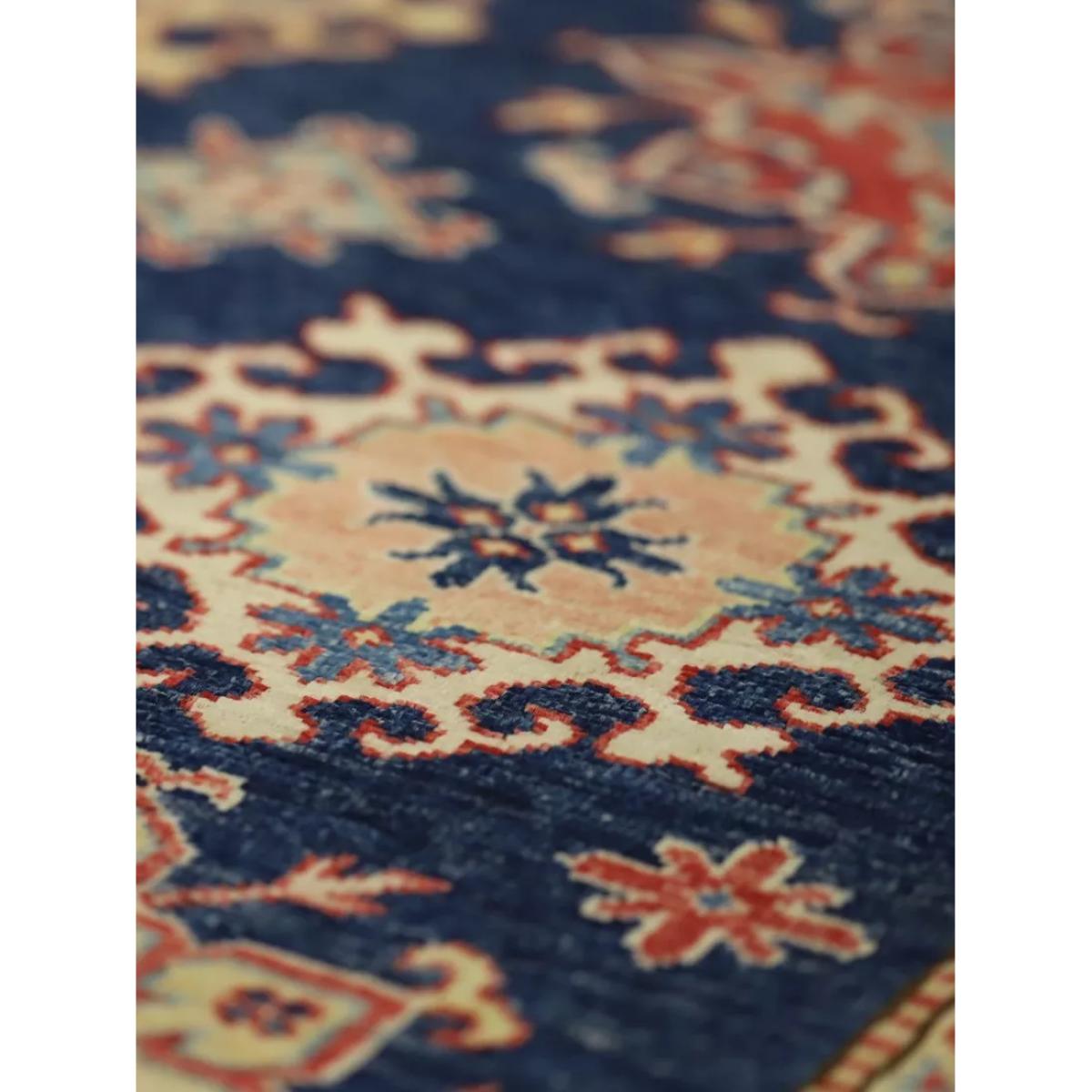 Gooch Oriental Supreme Kazak Pure Wool Rug, Blue, L266 x W181 cm – image 2