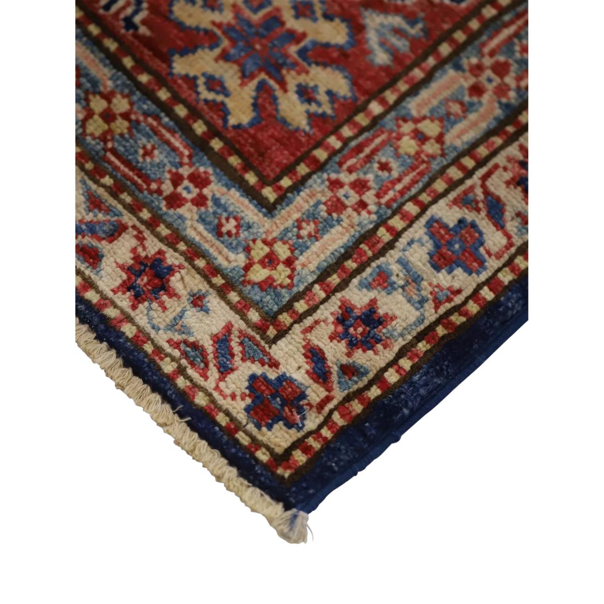 Gooch Oriental Supreme Kazak Pure Wool Rug, Blue, L266 x W181 cm – image 4