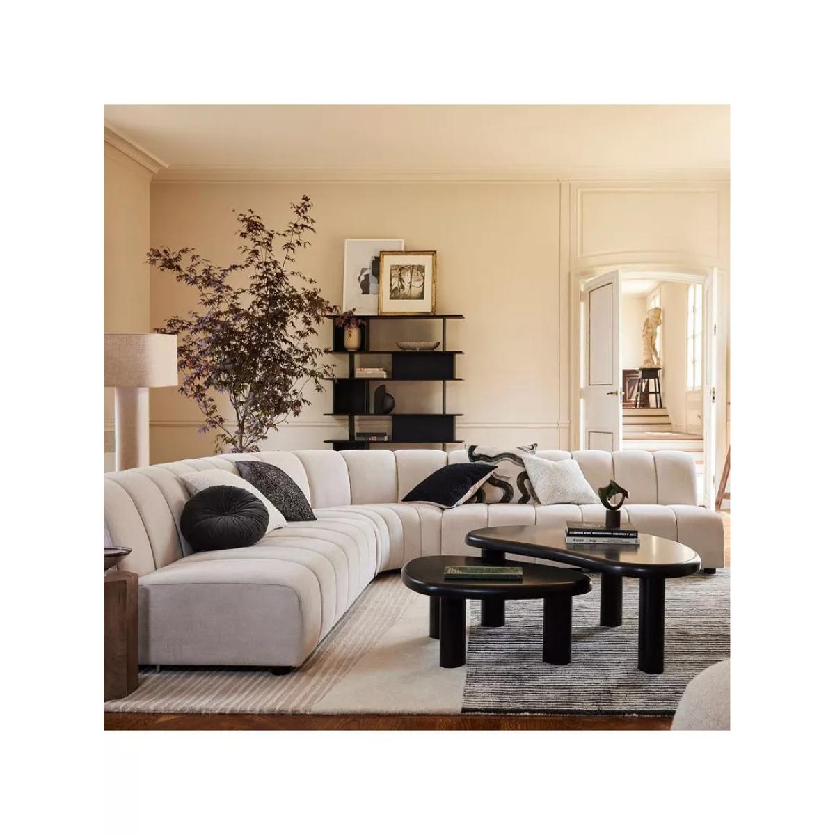 west elm Durban Stripe Rug, Charcoal – image 2