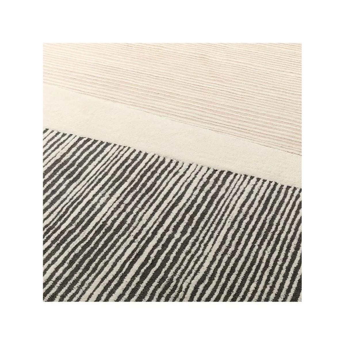 west elm Durban Stripe Rug, Charcoal – image 9