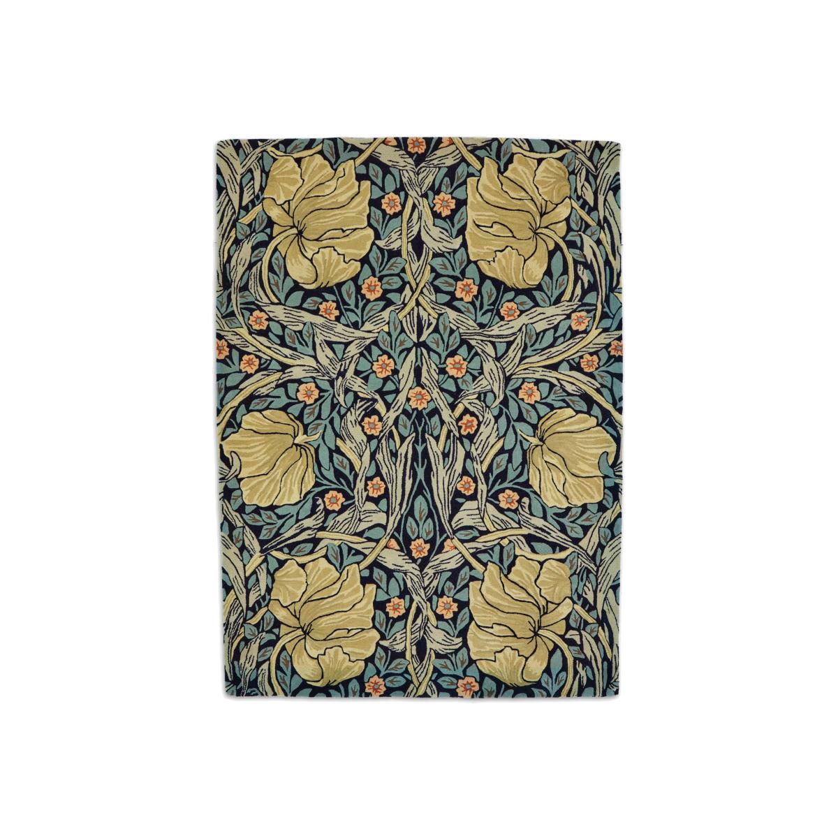 Morris & Co. Pimpernel Rug, Indigo