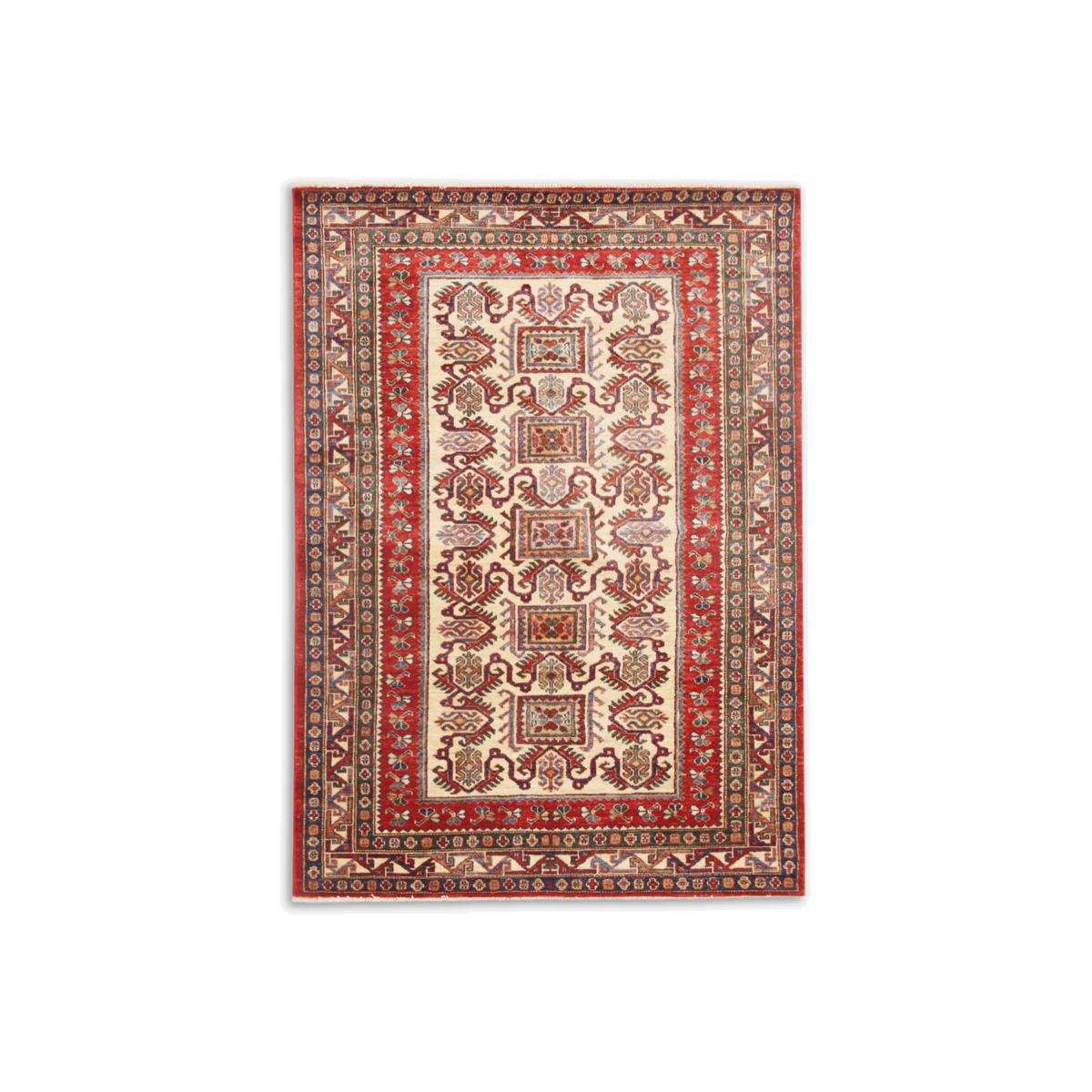 Gooch Oriental Supreme Kazak Rug, Ivory, L172 x W121 cm