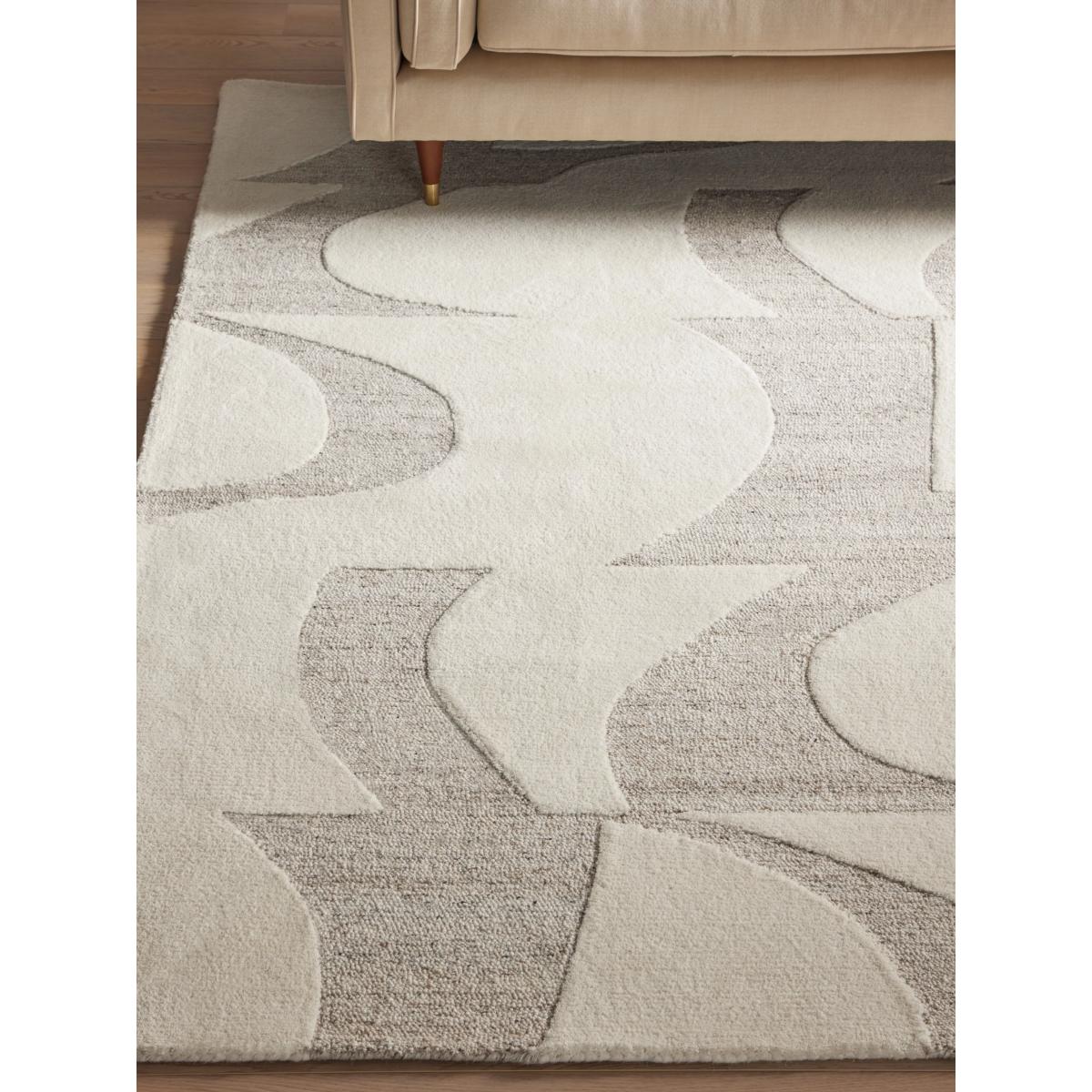 John Lewis Mellea Broken Wave Rug, L180 x W120 cm, Grey – image 2