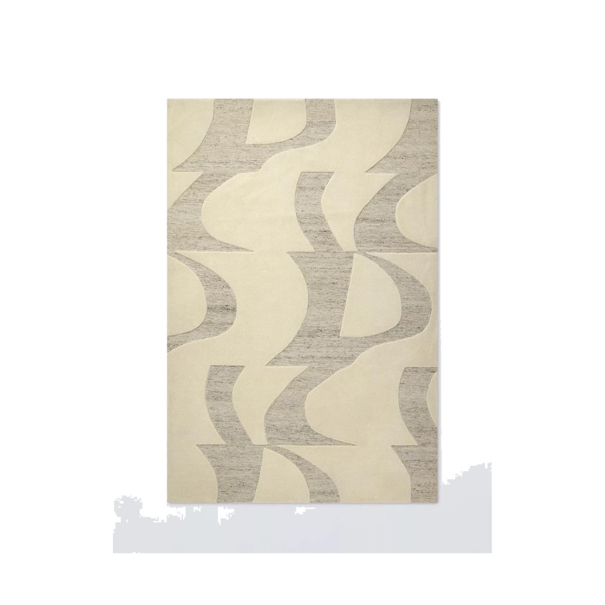 John Lewis Mellea Broken Wave Rug, L180 x W120 cm, Grey – image 1