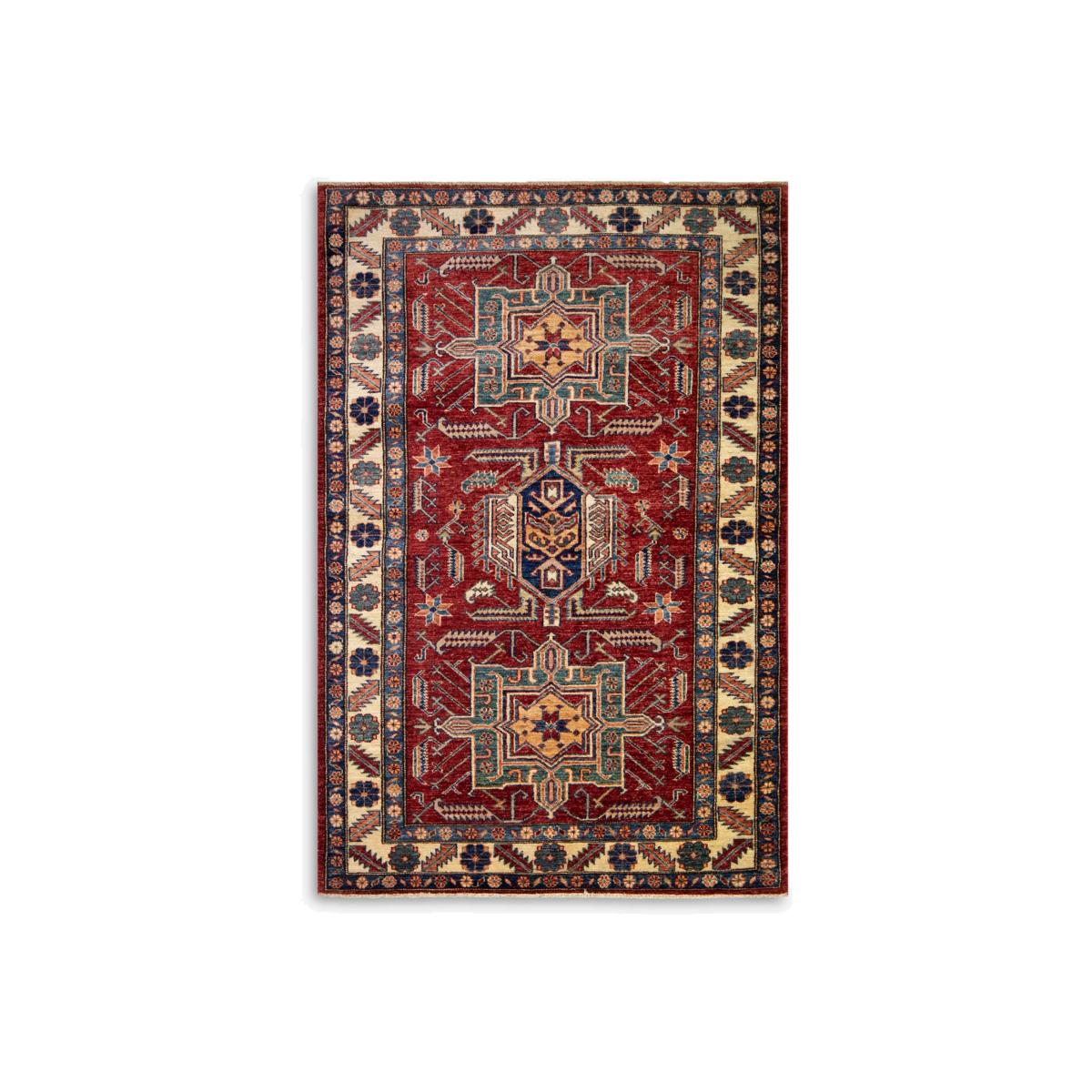 Gooch Oriental Supreme Kazak Rug, Red, L175 x W118 cm